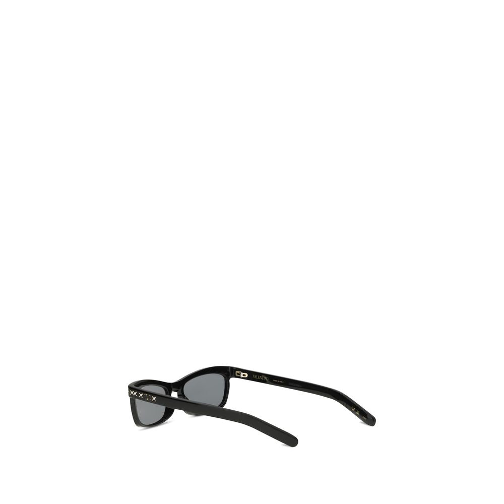 Valentino Garavani Black Acetate Sunglasses