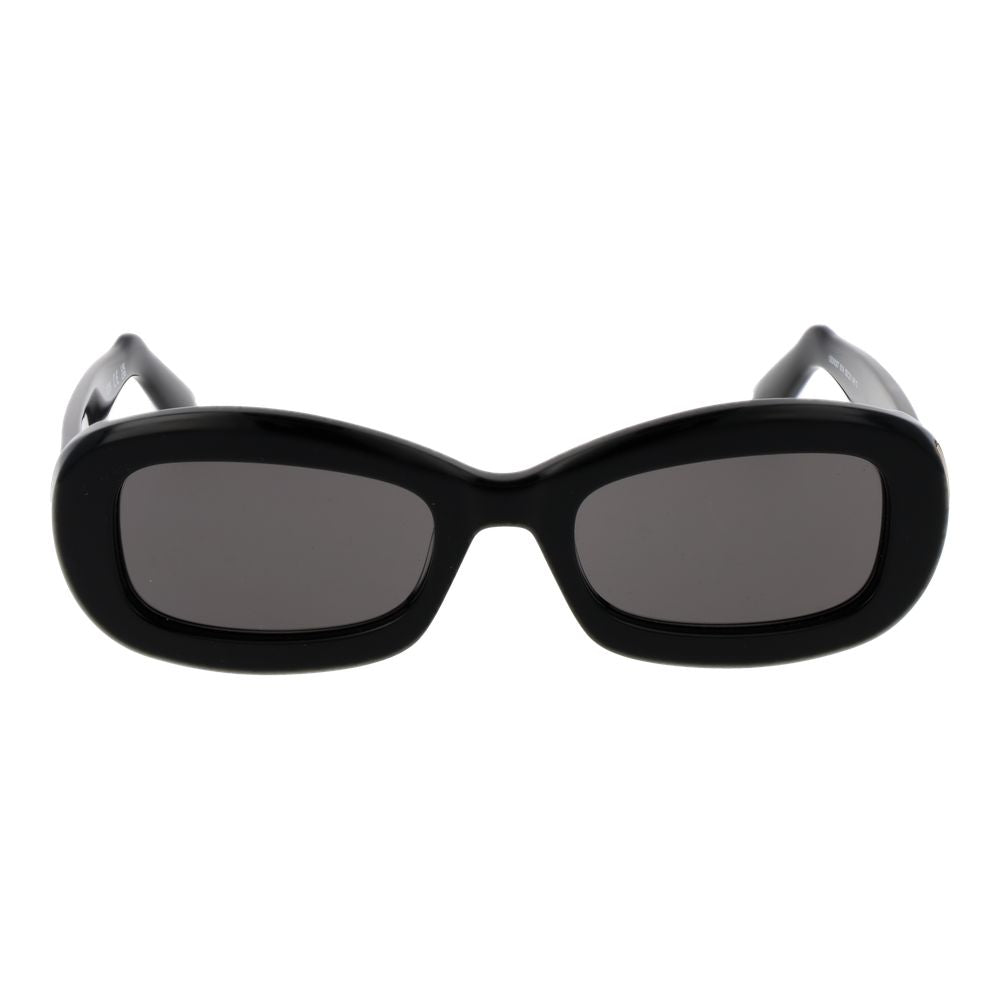 GCDS Black Plastic Sunglasses