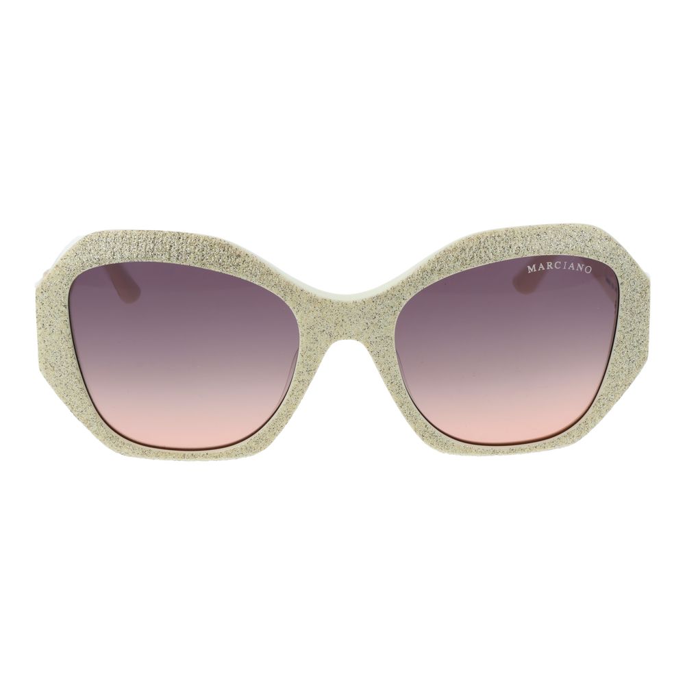 Marciano by Guess Beige Plastic Sunglasses