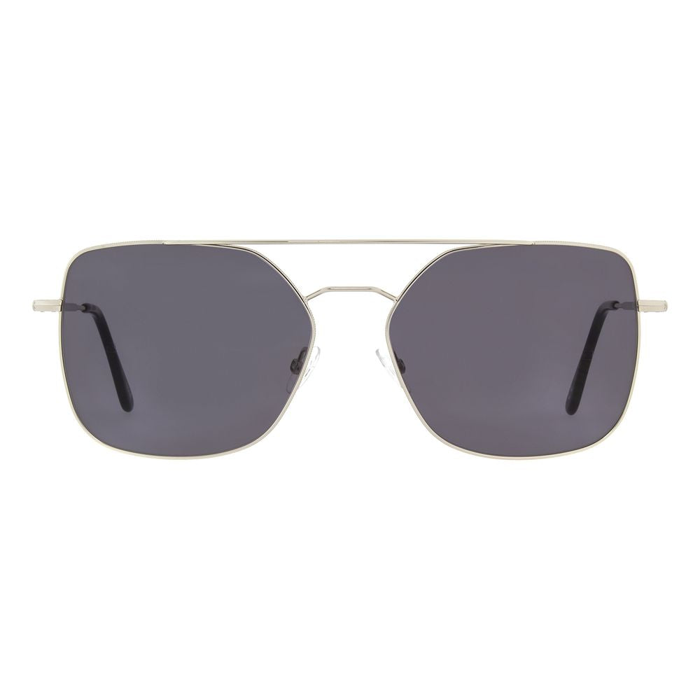 Andy Wolf Silver Metal Sunglasses