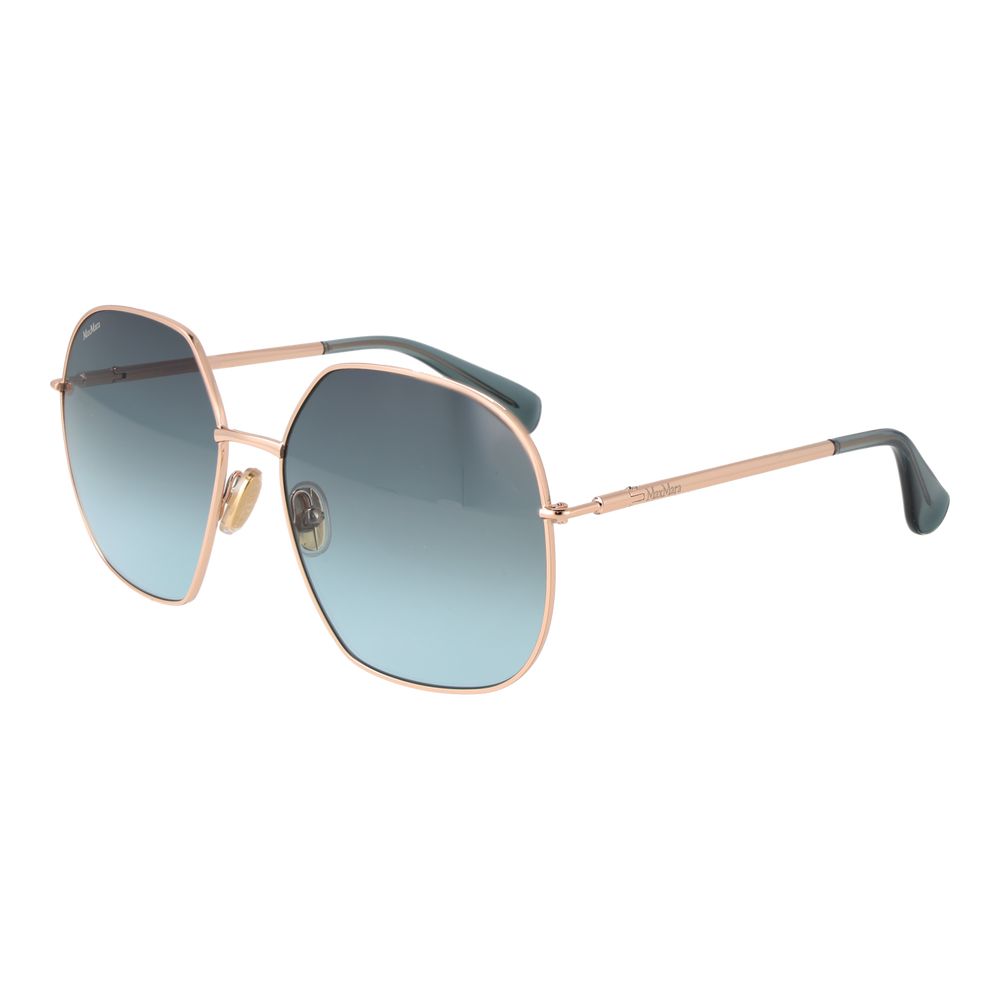 Max Mara Rose Gold Metal Sunglasses