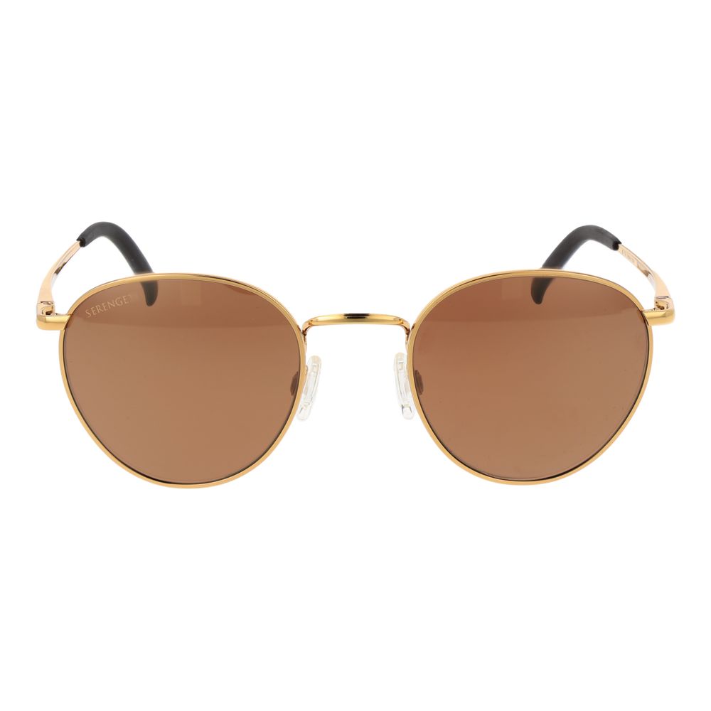Serengeti Gold Metal Sunglasses