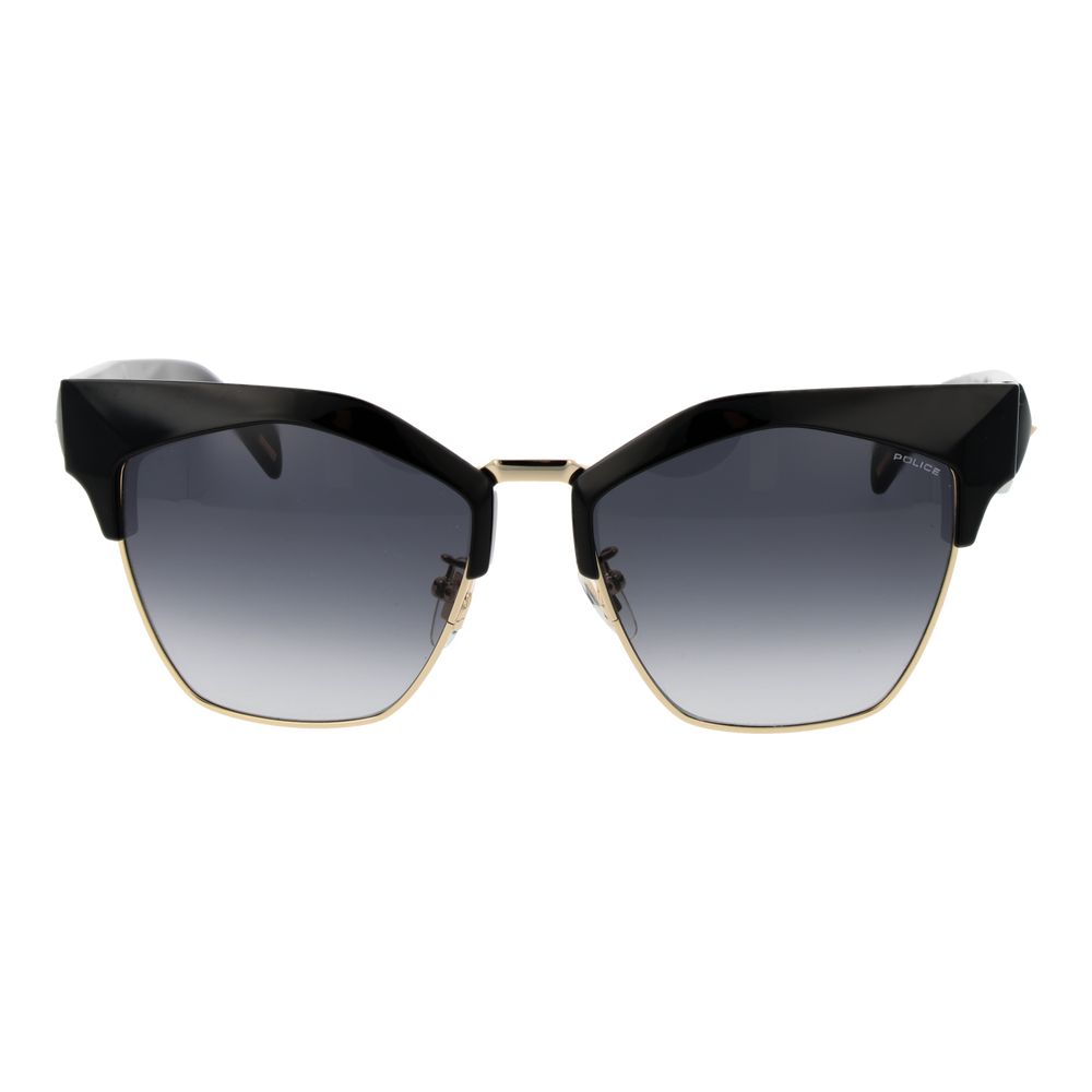 Police Black Plastic Sunglasses