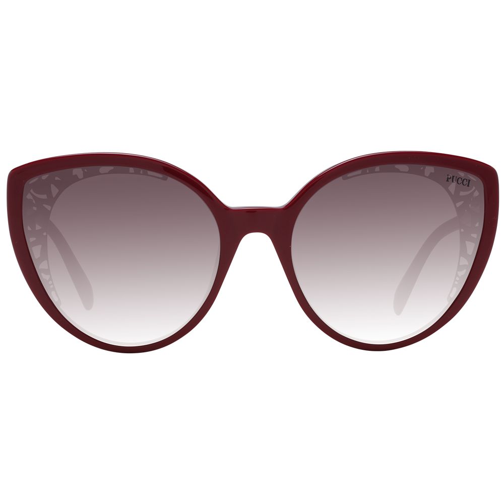 Emilio Pucci Red Plastic Sunglasses