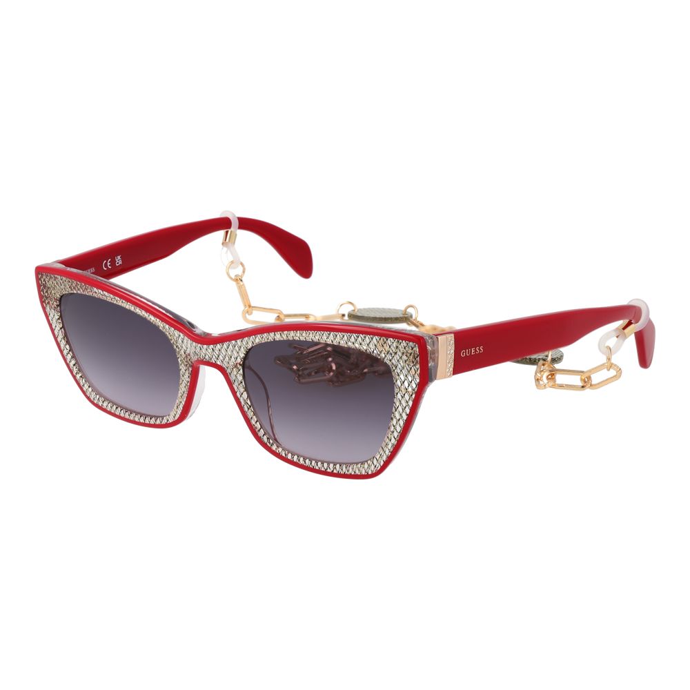 Guess Red Plastic Sunglasses